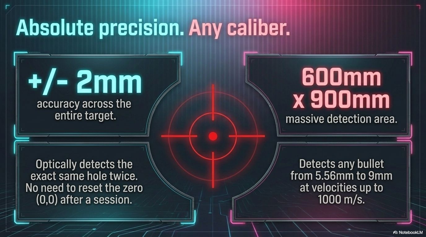 ±2mm accuracy, 600x900mm detection area